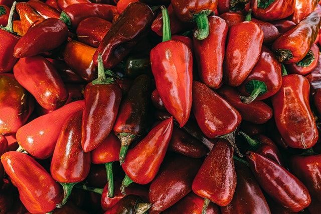 Red pepper - foods rich in antioxidants